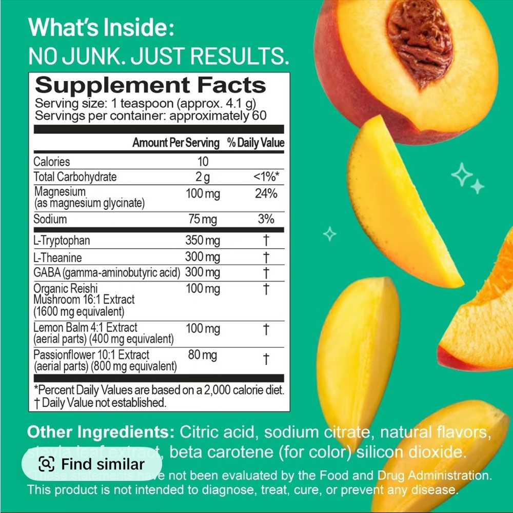 Third Nature Calming Drink Mix with Magnesium Glycinate - Picture 4 of 6